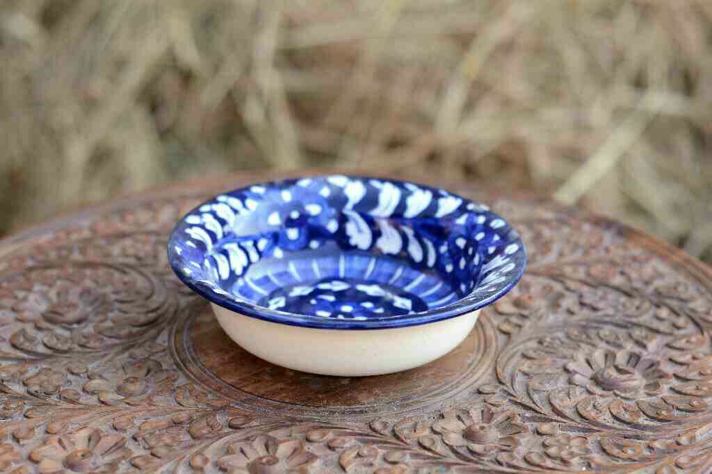 Blue Pottery Bowl