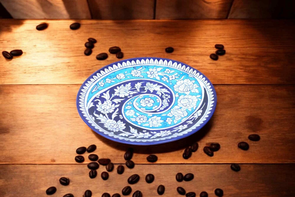Blue Pottery Full Plate