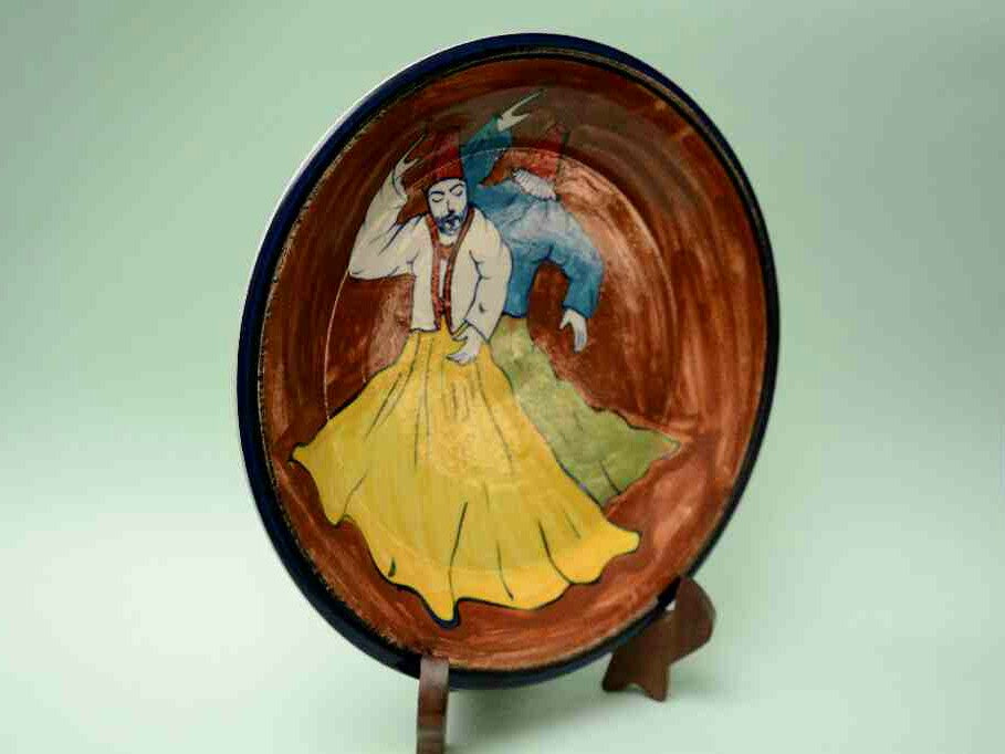 Blue Pottery Decorative Art Plate