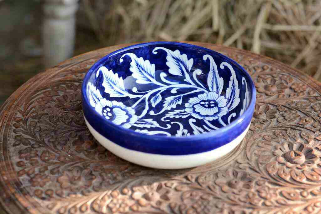 Blue Pottery Bowl