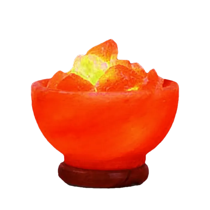 Fire Bowls Salt Lamps Round With Chunks