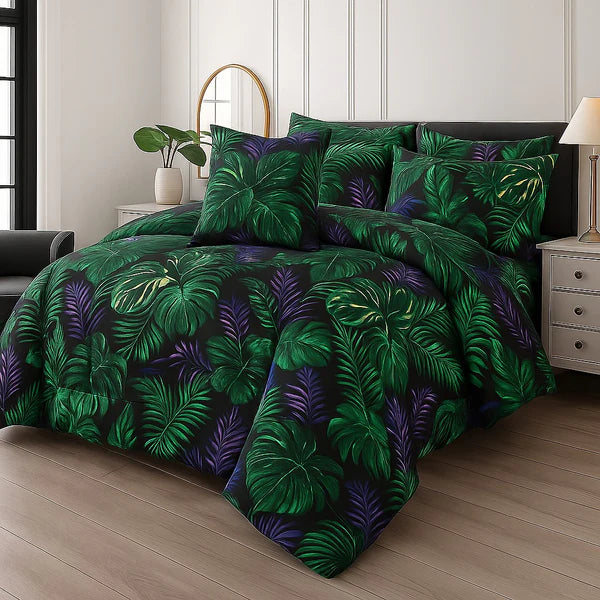 JUNGLE- 7pcs Summer Comforter Set (Light Filling)