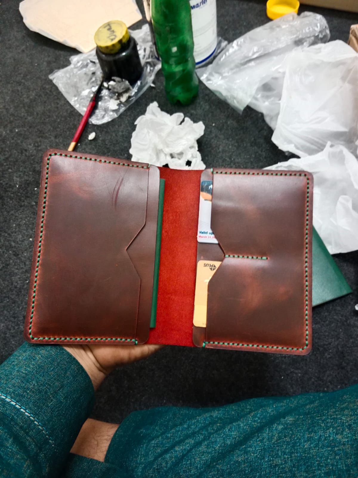 Smooth Leather Passport Holder