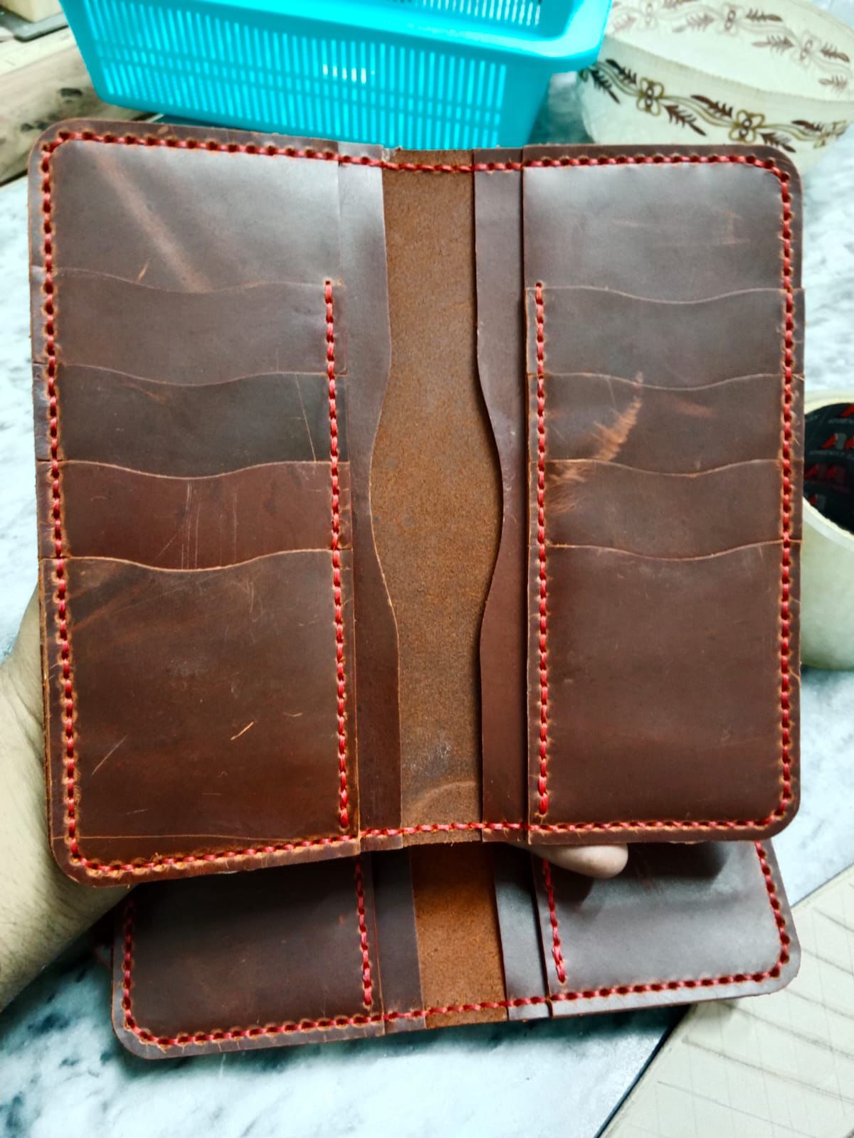 Leather Passport Holder (Different Colours)