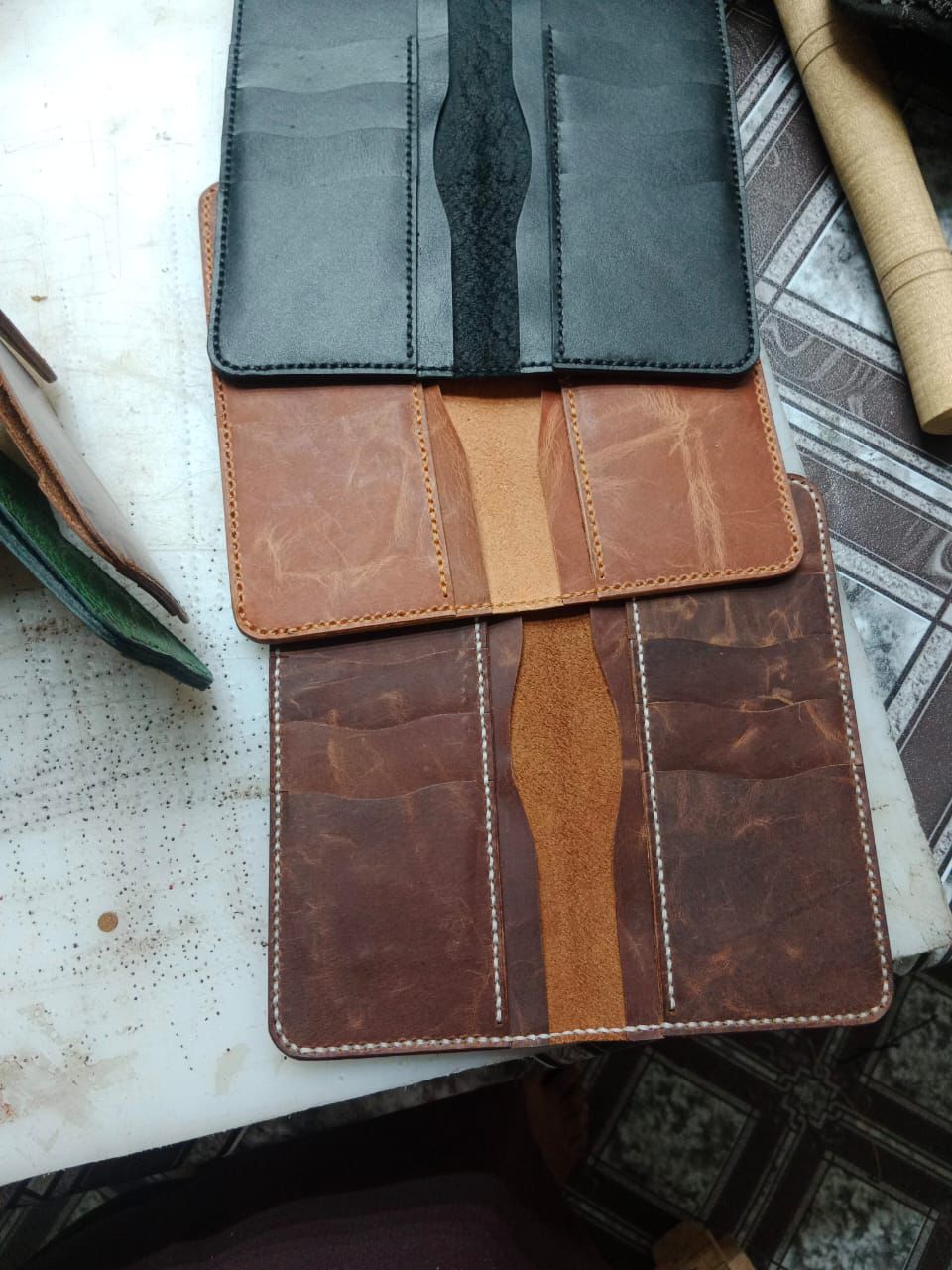 Leather Passport Holder (Different Colours)