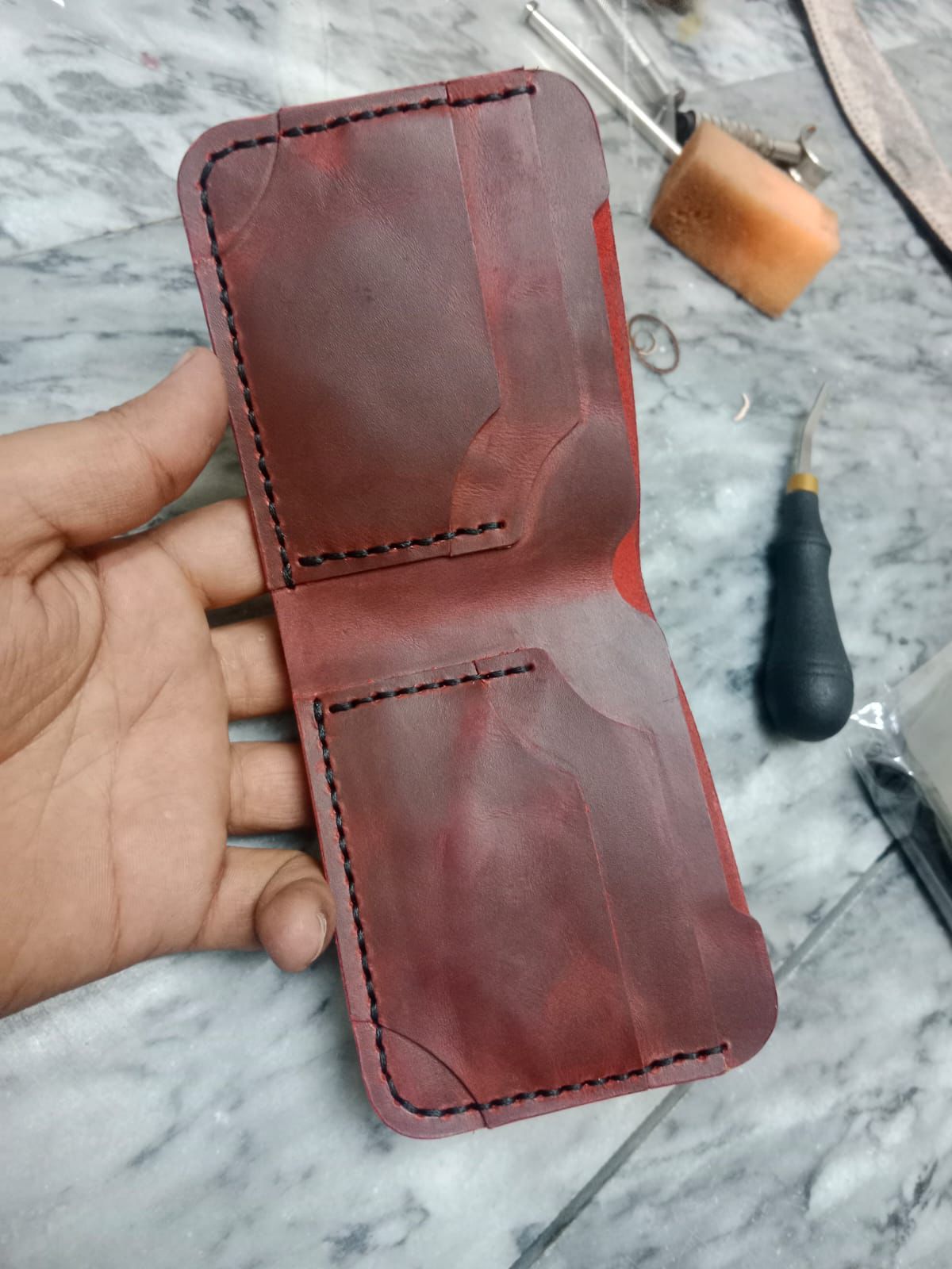 Leather Passport Holder (Different Colours)