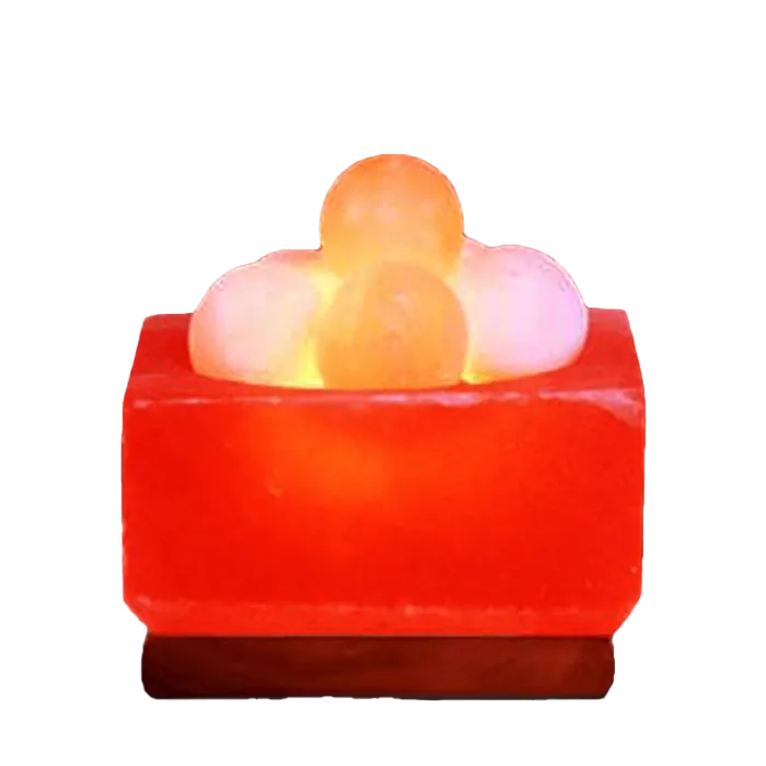 Fire Bowls Salt Lamps Square With Balls