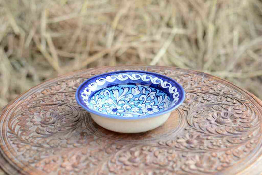 Blue Pottery Bowl