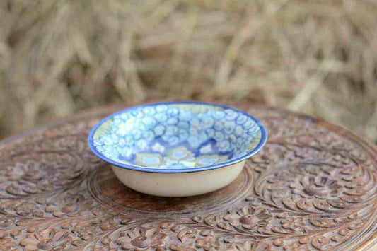 Blue Pottery Bowl