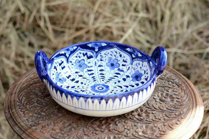 Blue Pottery Karahi