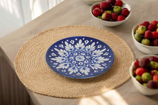 Blue Pottery Quarter Plate