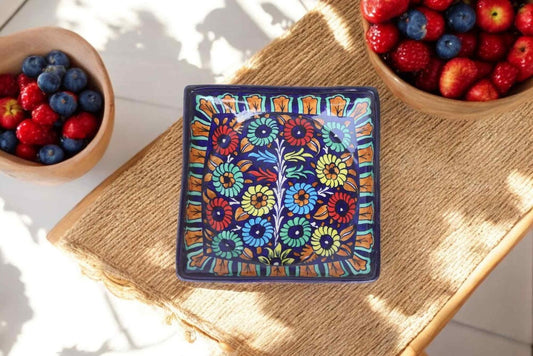 Blue Pottery Full Plate