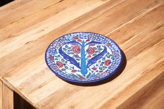Blue Pottery Full Plate