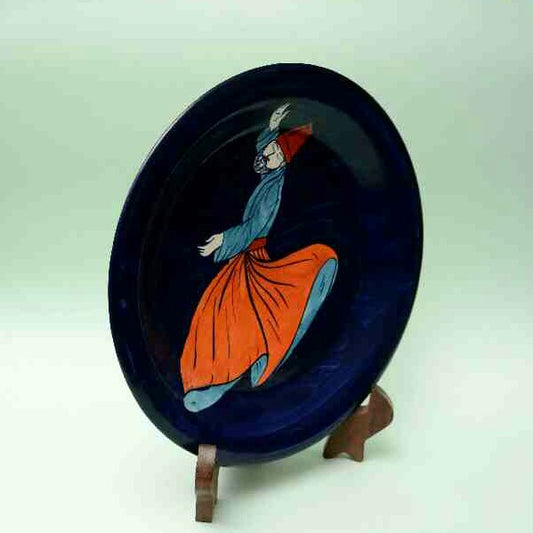 Blue Pottery Decorative Art Plate