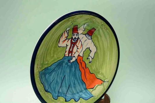 Blue Pottery Decorative Art Plate