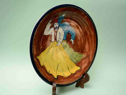 Blue Pottery Decorative Art Plate