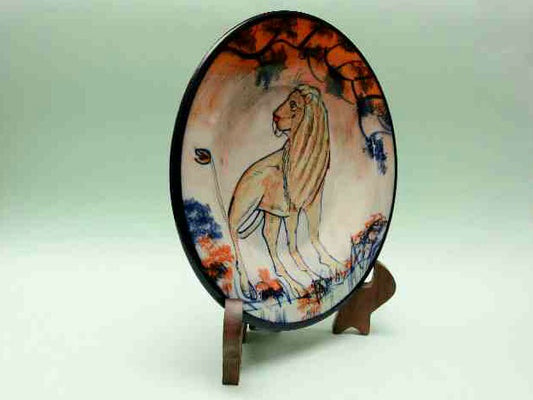 Blue Pottery Decorative Art Plate