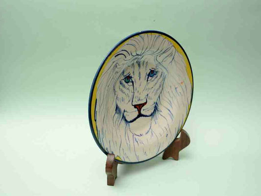 Blue Pottery Decorative Art Plate