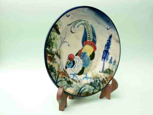 Blue Pottery Decorative Art Plate