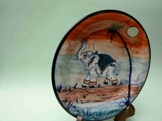 Blue Pottery Decorative Art Plate