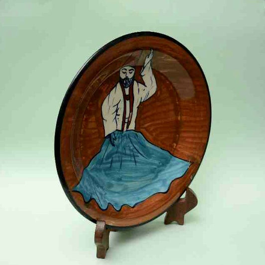 Blue Pottery Decorative Art Plate