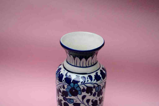 Blue Pottery Medium Flower Vase
