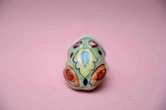 Blue Pottery Miniature Frog