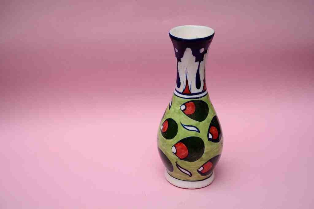 Blue Pottery Medium Flower Vase