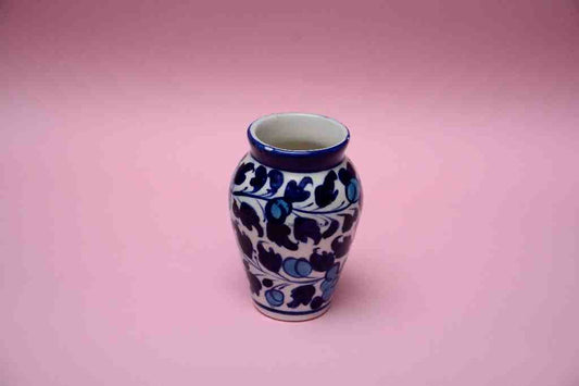 Blue Pottery Small Flower Vase