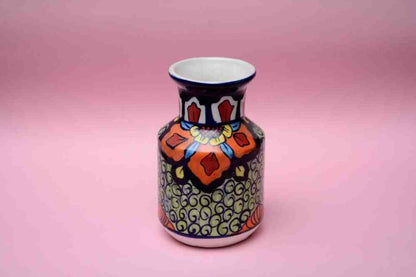 Blue Pottery Small Flower Vase