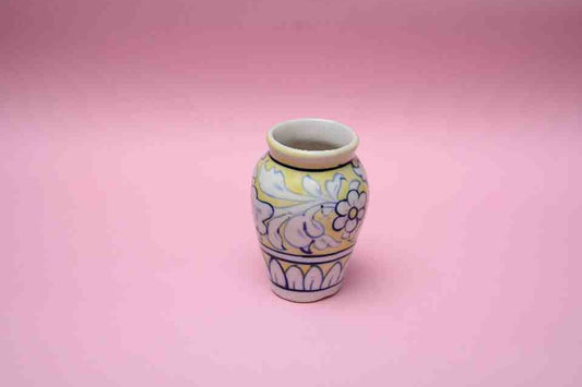 Blue Pottery Small Flower Vase