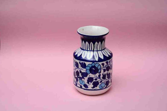 Blue Pottery Small Flower Vase