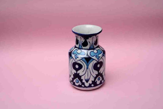 Blue Pottery Small Flower Vase