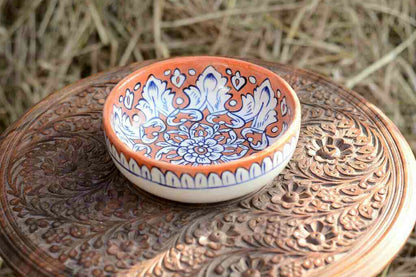 Blue Pottery Bowl