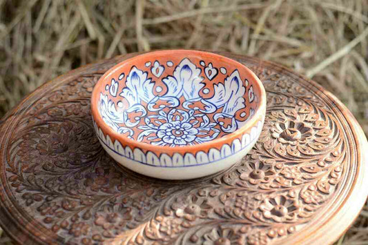 Blue Pottery Bowl