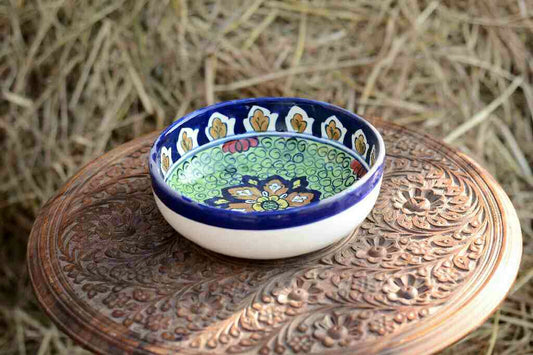 Blue Pottery Bowl