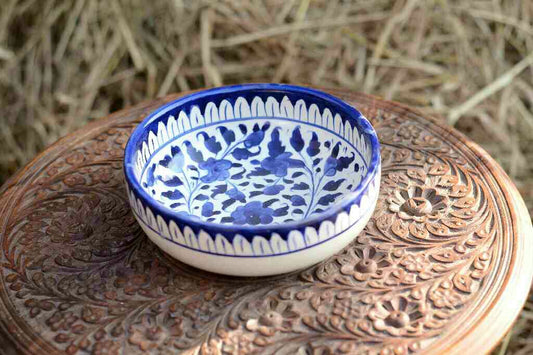 Blue Pottery Bowl
