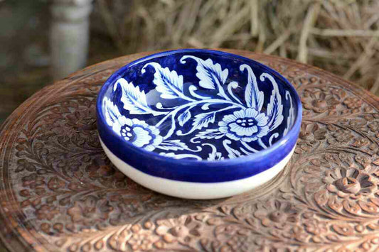 Blue Pottery Bowl