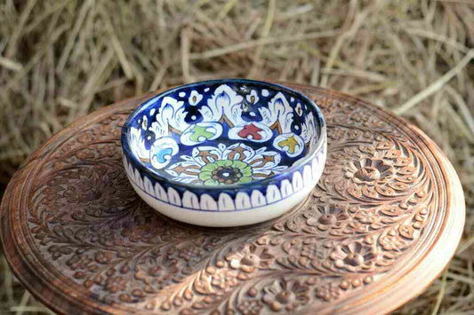Blue Pottery Bowl