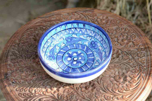 Blue Pottery Bowl