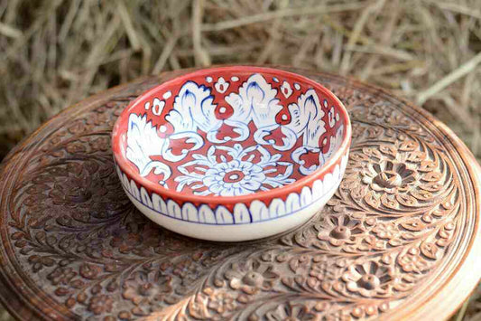Blue Pottery Bowl