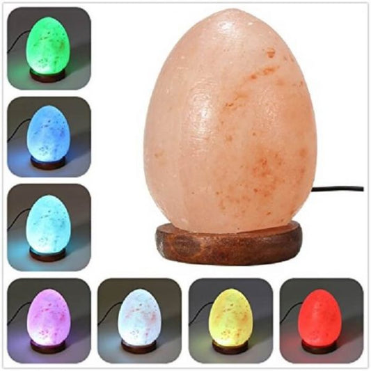 Himalayan Pink Salt Egg Shaped USB Lamp