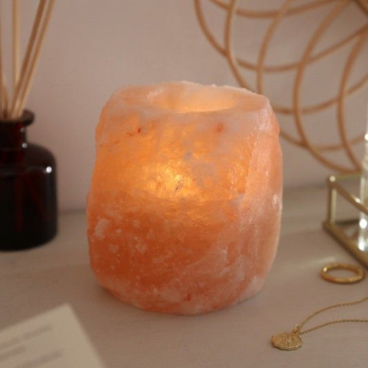 Raw Crafted Pink Salt Scented Candles