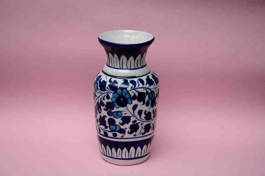 Blue Pottery Medium Flower Vase