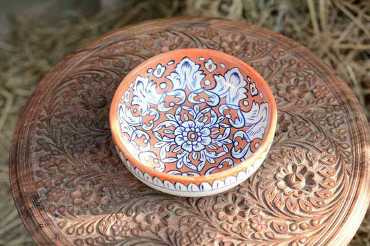 Blue Pottery Bowl