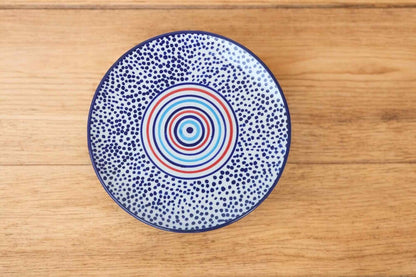 Blue Pottery Large Plate