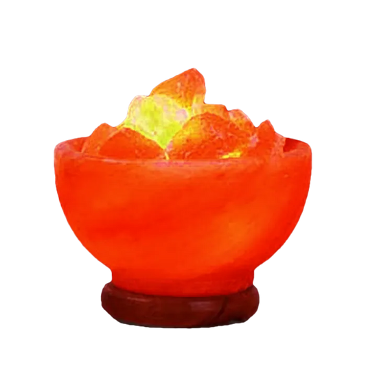 Fire Bowls Salt Lamps Round With Chunks