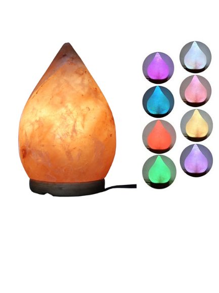 Himalayan Pink Salt Tear Drop Shaped USB Lamp