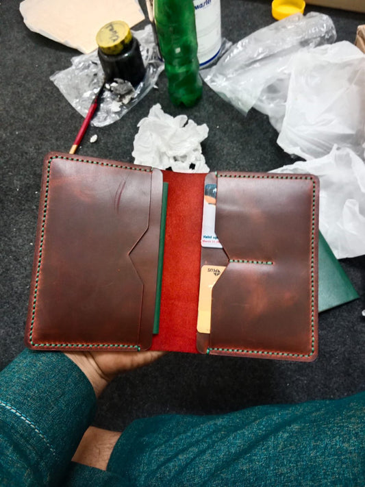 Smooth Leather Passport Holder
