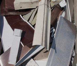 Scrap Aluminum Siding  Gutters